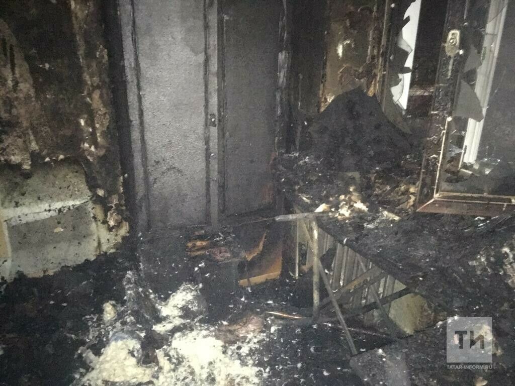 В Татарстане сгорела квартира, где погибли двое пожилых людей