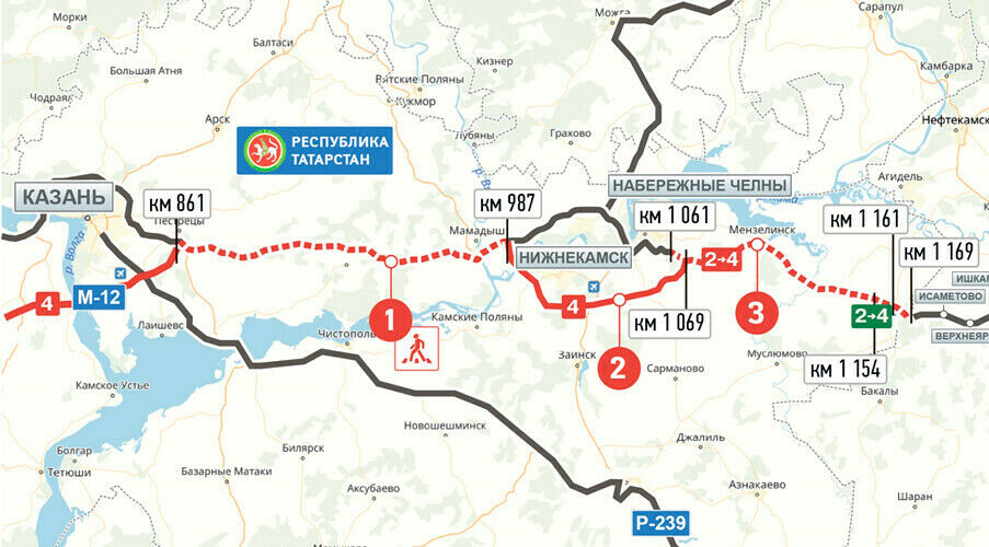 Дорога москва екатеринбург проект на карте