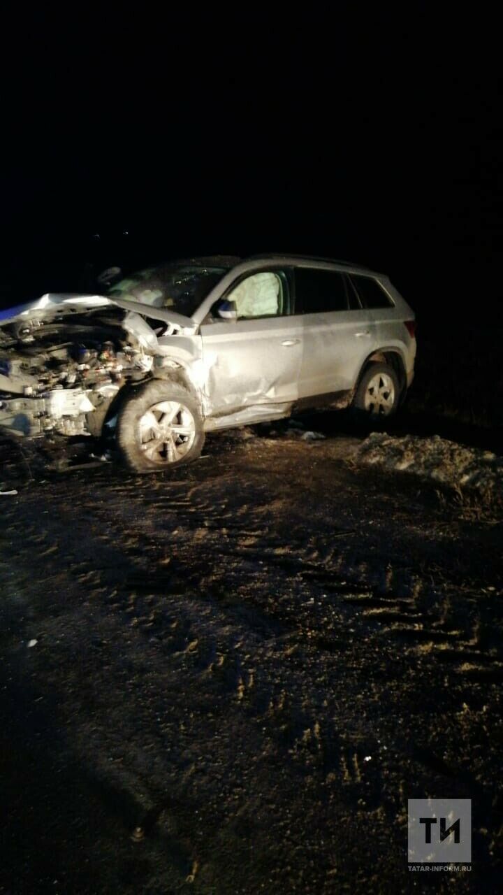 В Татарстане в ДТП пострадал водитель из Чувашии