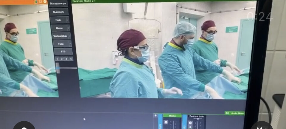 В&nbsp;БСМП в&nbsp;прямом эфире проведена уникальная операция для российских и&nbsp;зарубежных хирургов