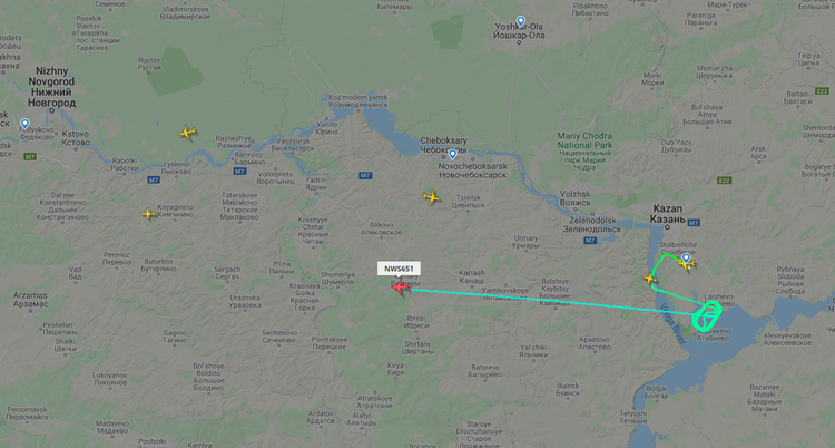 Самолет Boeing рейсом Казань — Стамбул направлен на техпосадку в Москву