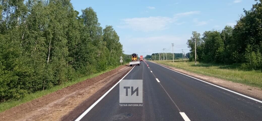 В Татарстане по национальному проекту отремонтирована дорога Альметьевск-Азнакаево
