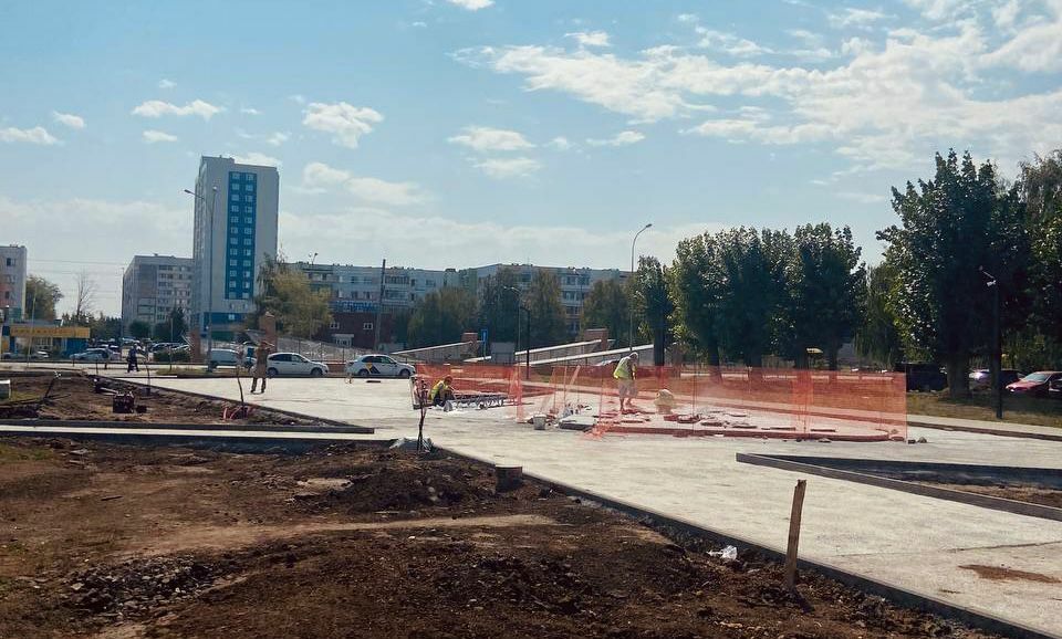 В Челнах завершается реконструкция бульвара Юных Ленинцев