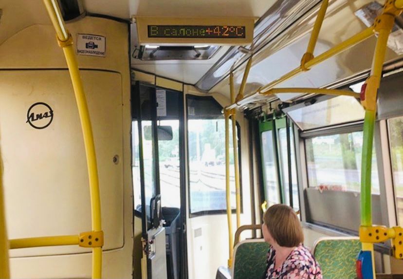 Челнинцы жалуются на не работающие кондиционеры в автобусах