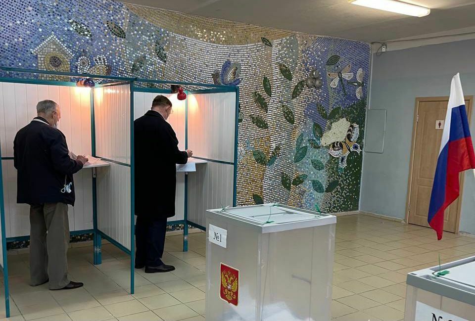 Сергей Когогин проголосовал на своем участке в Набережных Челнах