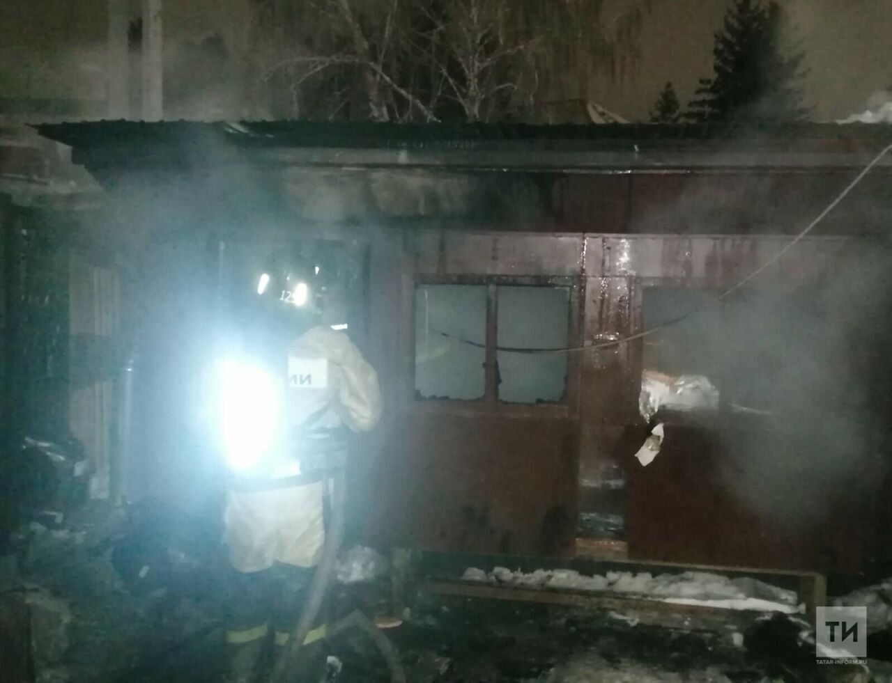 В Татарстане при пожаре в курятнике пострадал мужчина