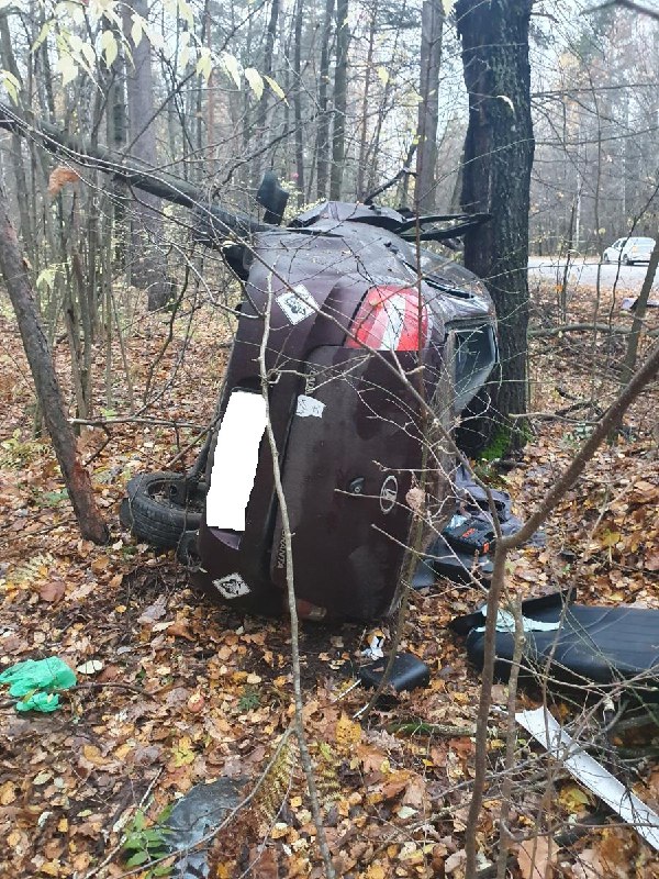 В Боровецком лесу под Челнами 24-летний водитель погиб, вылетев с&nbsp;дороги в&nbsp;кювет