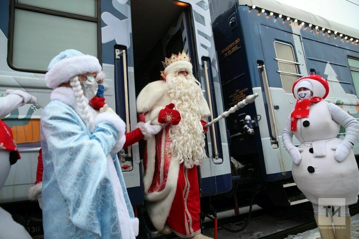 В Челны сказочный поезд Деда Мороза прибудет 6 декабря
