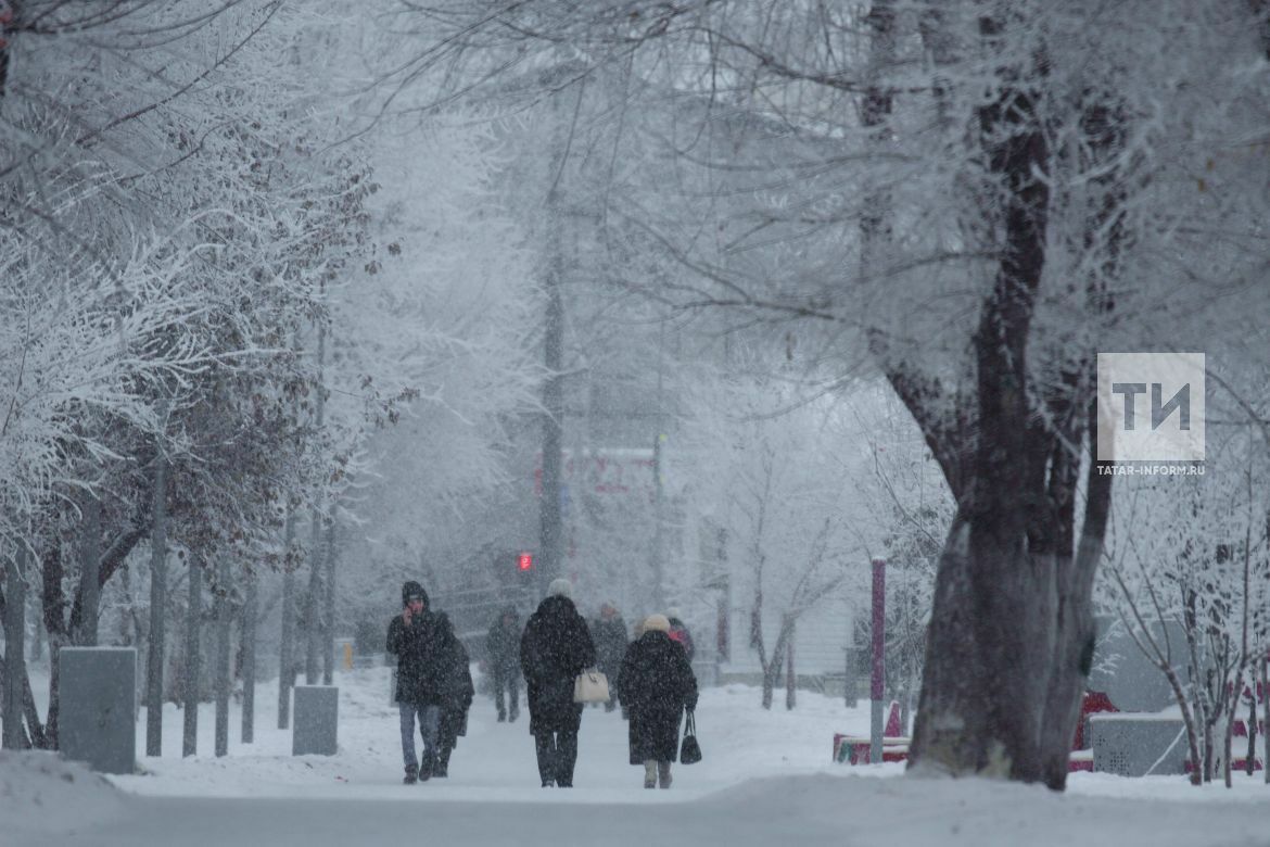 В&nbsp;Татарстане на&nbsp;этой неделе синоптики прогнозируют до −24° мороза