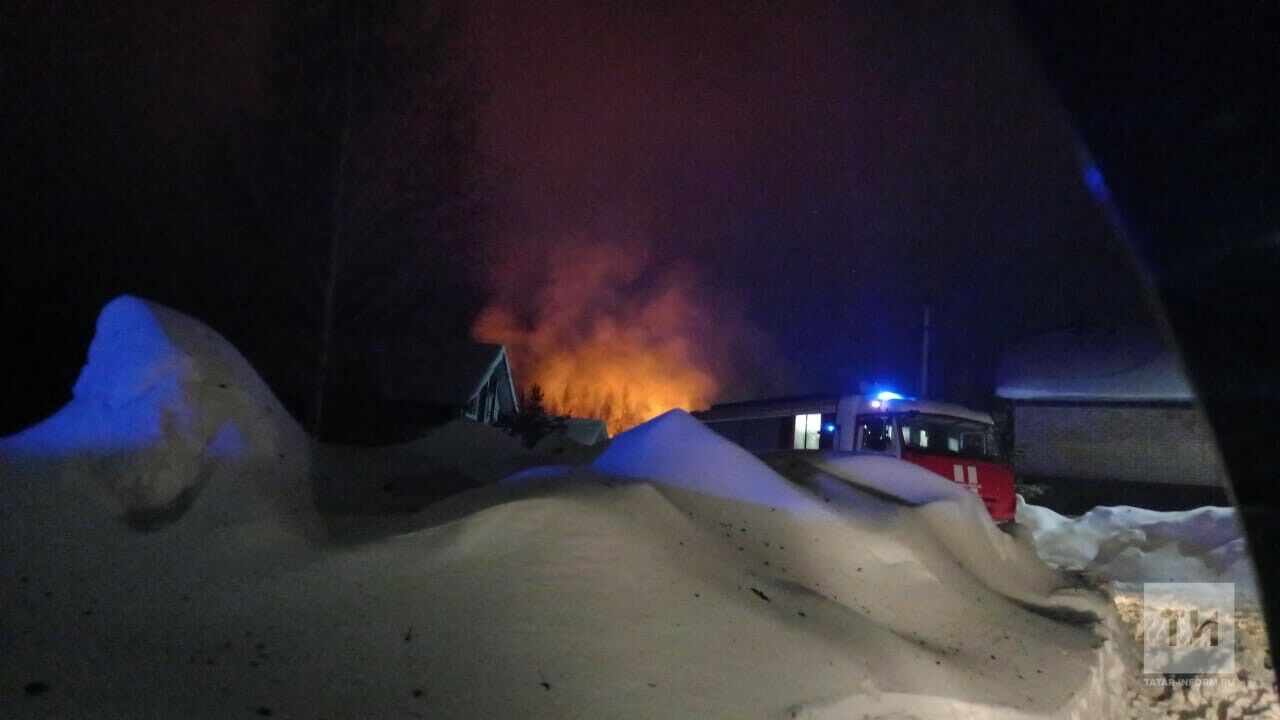 В Татарстане в «Орловской усадьбе» произошел пожар