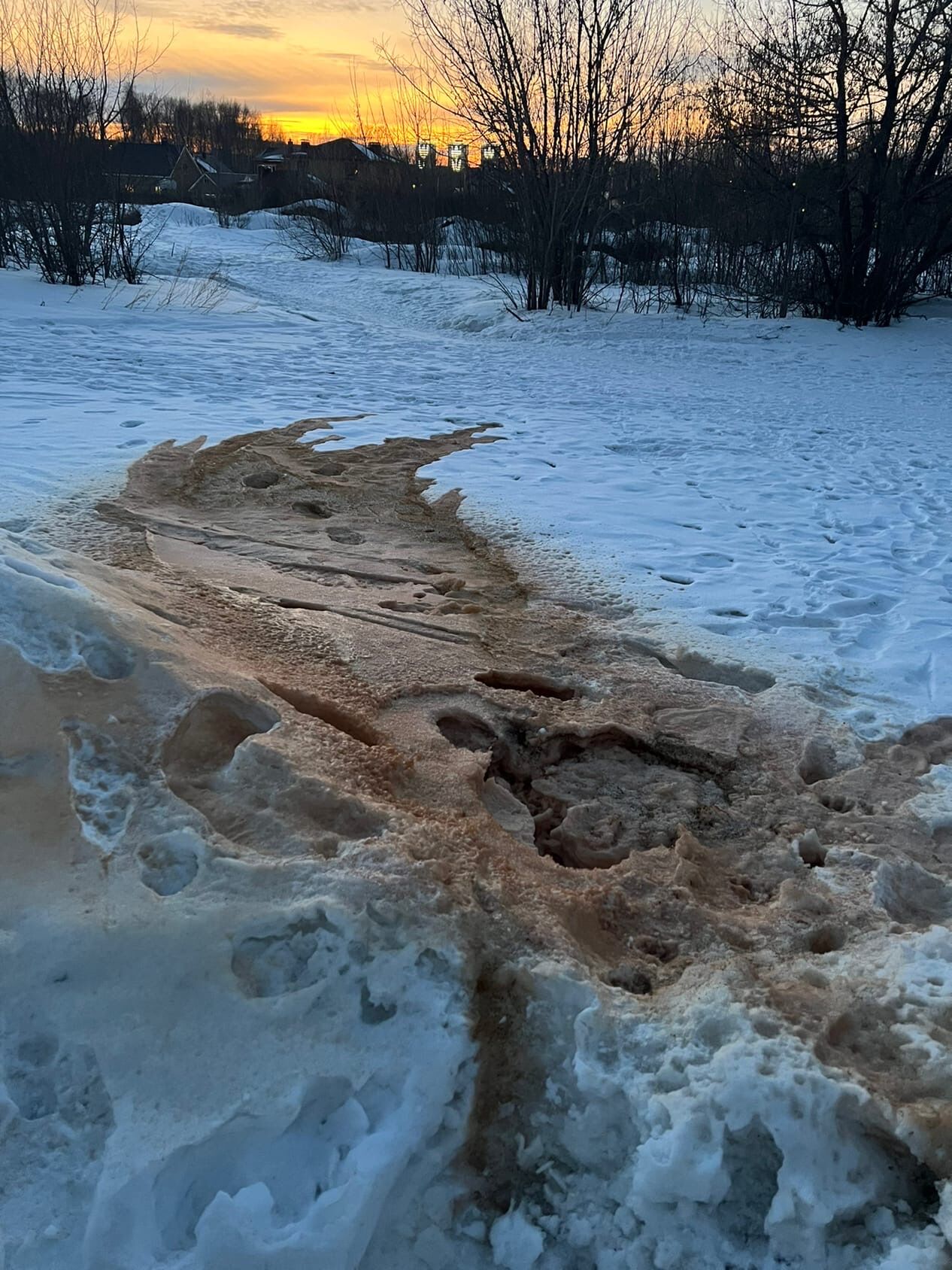 Соцсети: в&nbsp;Челнах сфотографировали грузовик, который постоянно сливает химические отходы в&nbsp;Замелекесье