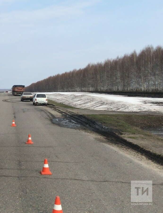 В Татарстане водитель погиб, вылетев с дороги в кювет