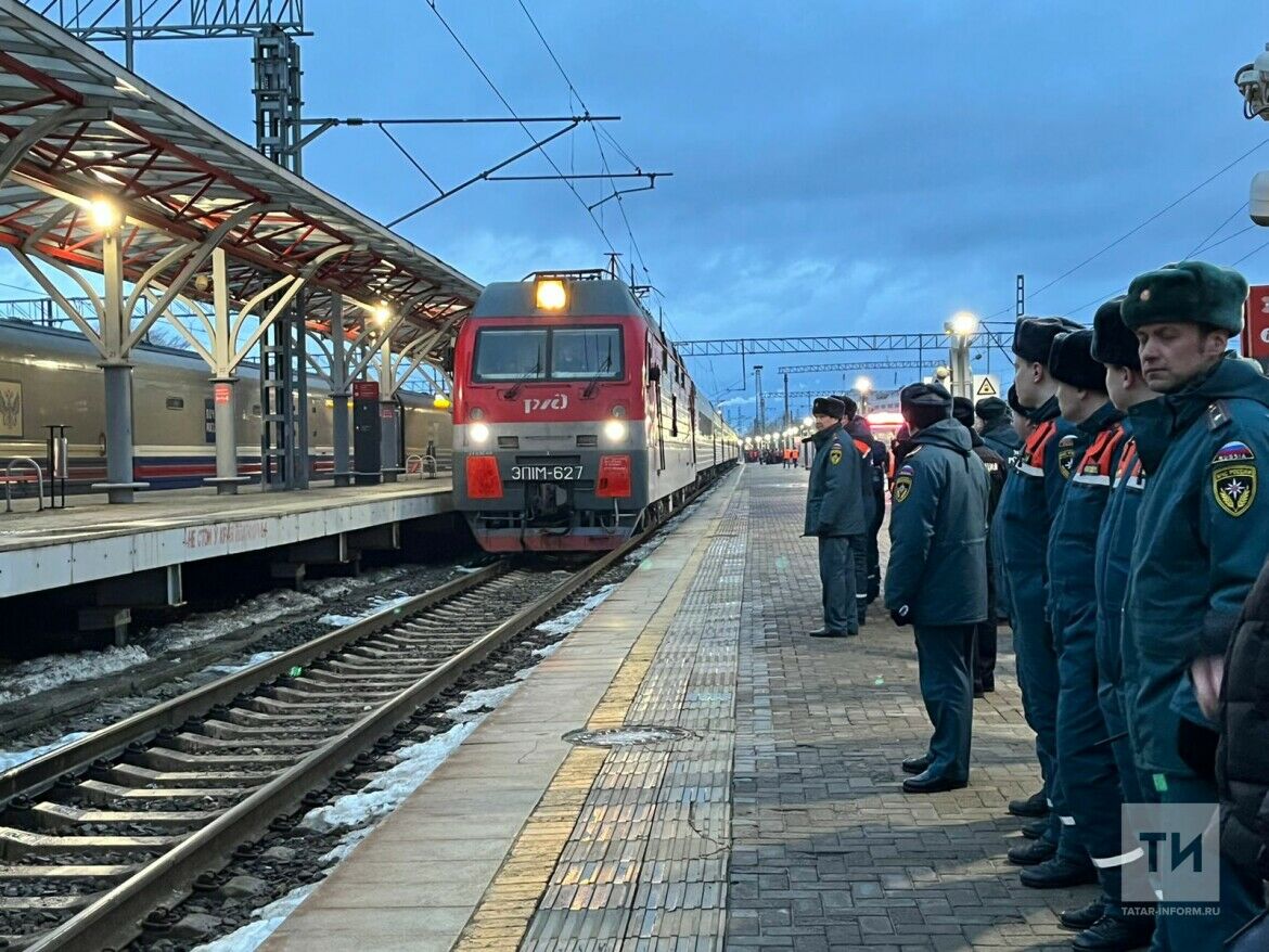Еще один поезд с&nbsp;вынужденными переселенцами из Украины прибыл в&nbsp;Татарстан