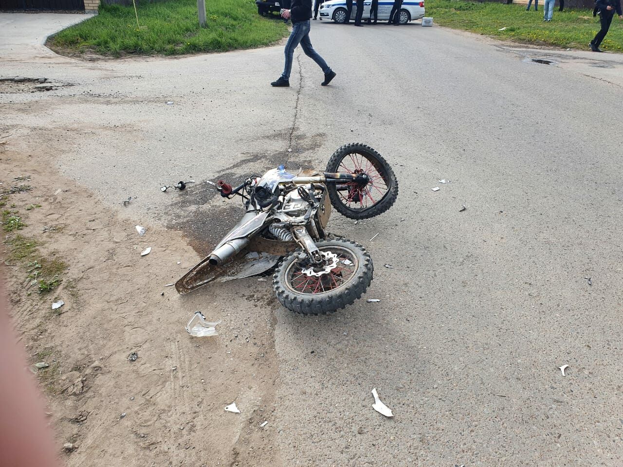 В Татарстане при ДТП с автобусом насмерть разбился подросток-мотоциклист