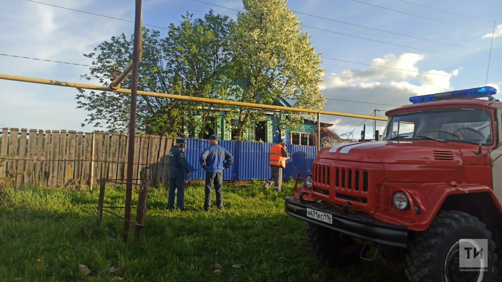При пожаре в частном доме в Татарстане погибли мужчина и женщина