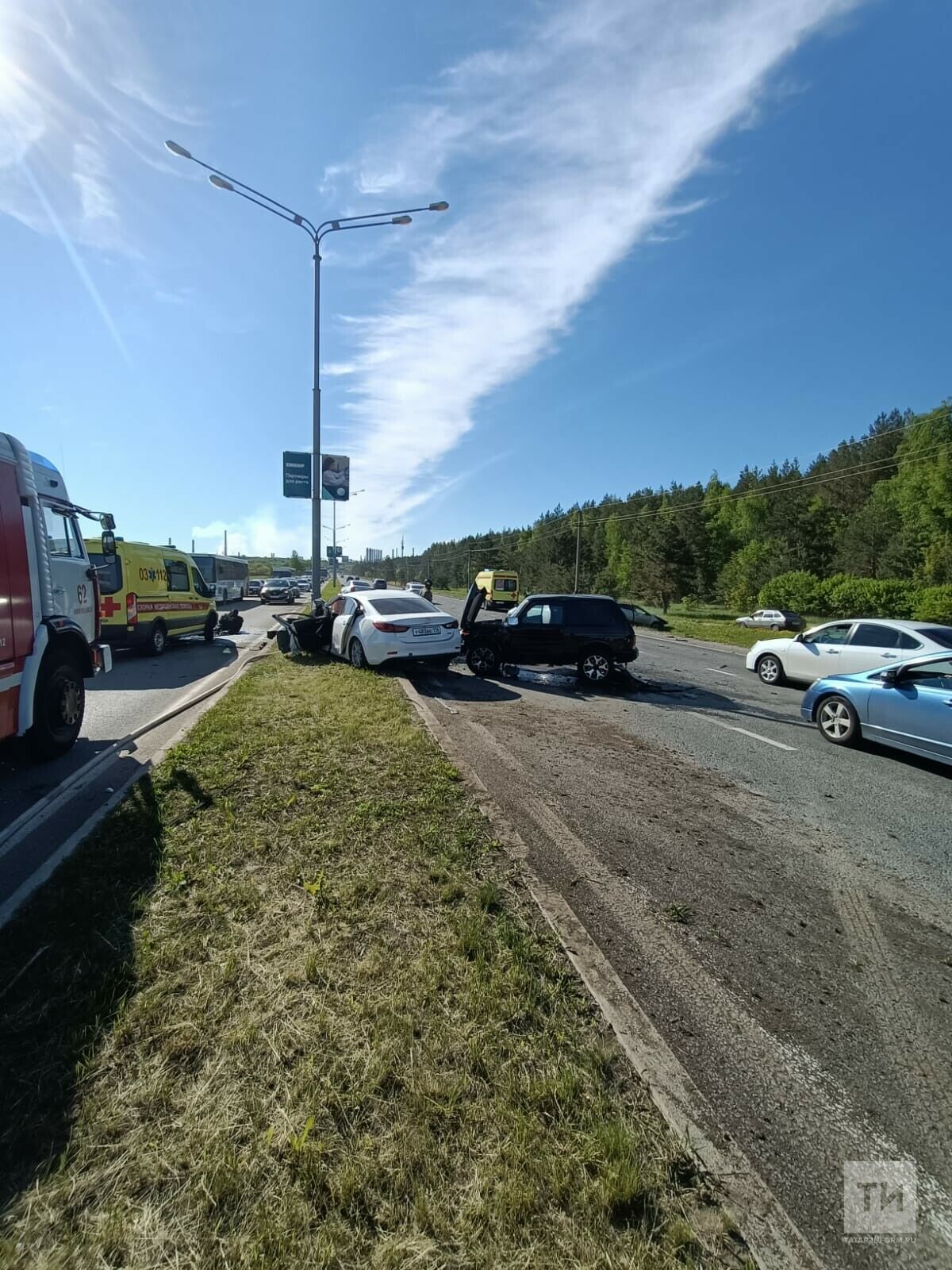 Стали известны подробности страшного ДТП в&nbsp;Нижнекамске, где один человек погиб и трое пострадали