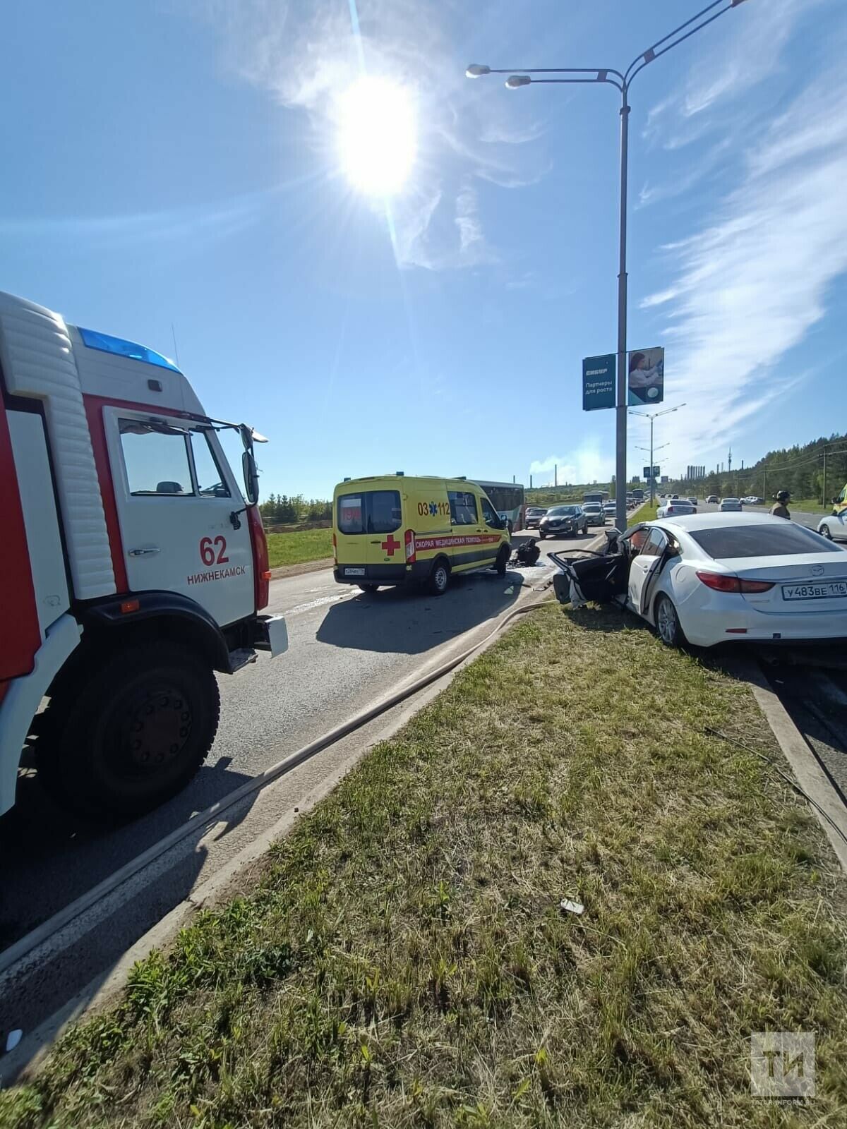 Стали известны подробности страшного ДТП в&nbsp;Нижнекамске, где один человек погиб и трое пострадали