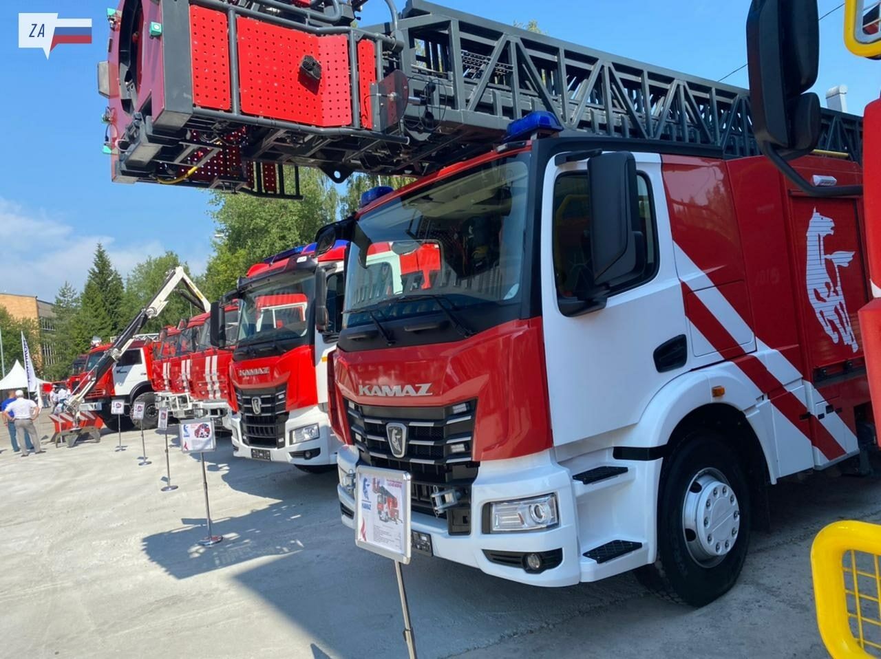 ПАО «КАМАЗ» представил пожарную автотехнику на&nbsp;выставке в&nbsp;Подмосковье