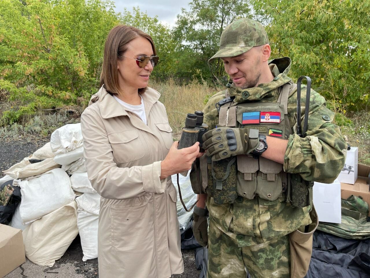 Депутат Альфия Когогина передала гуманитарную помощь военным в&nbsp;Донбассе