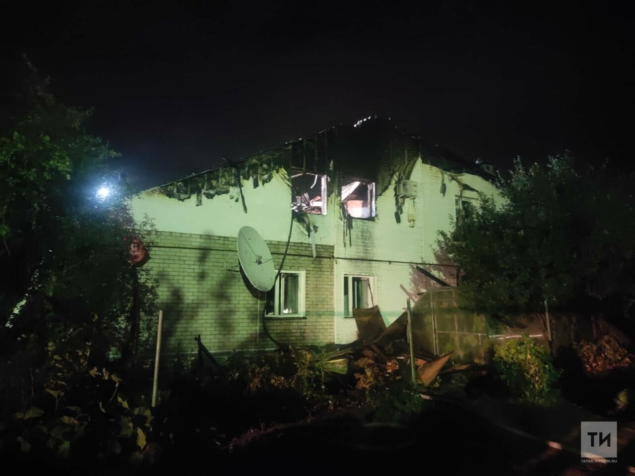 В Казани женщина спасла из горящего дома своего двухлетнего сына