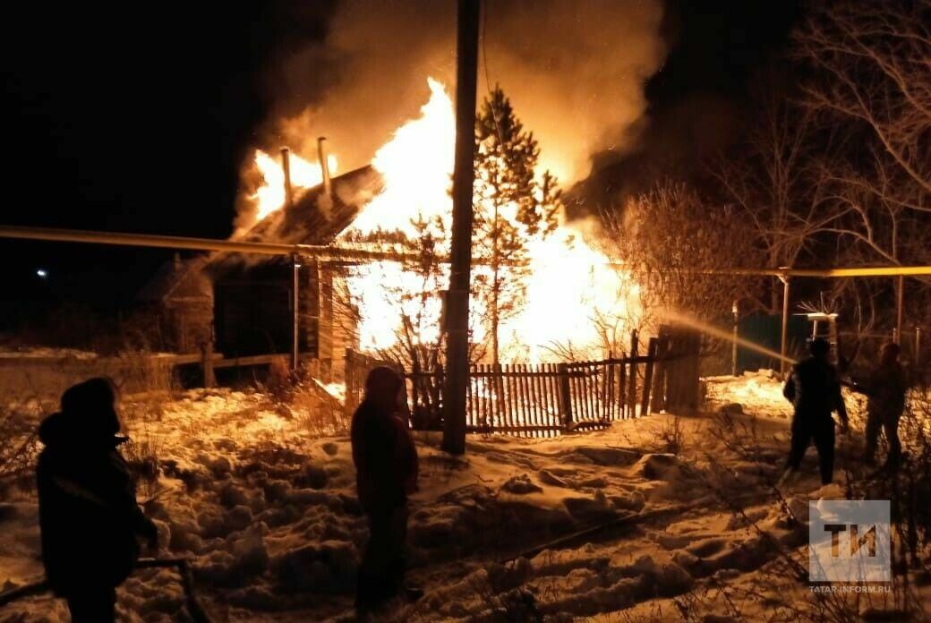 В&nbsp;жилом доме Челнов из-за печки вспыхнул пожар