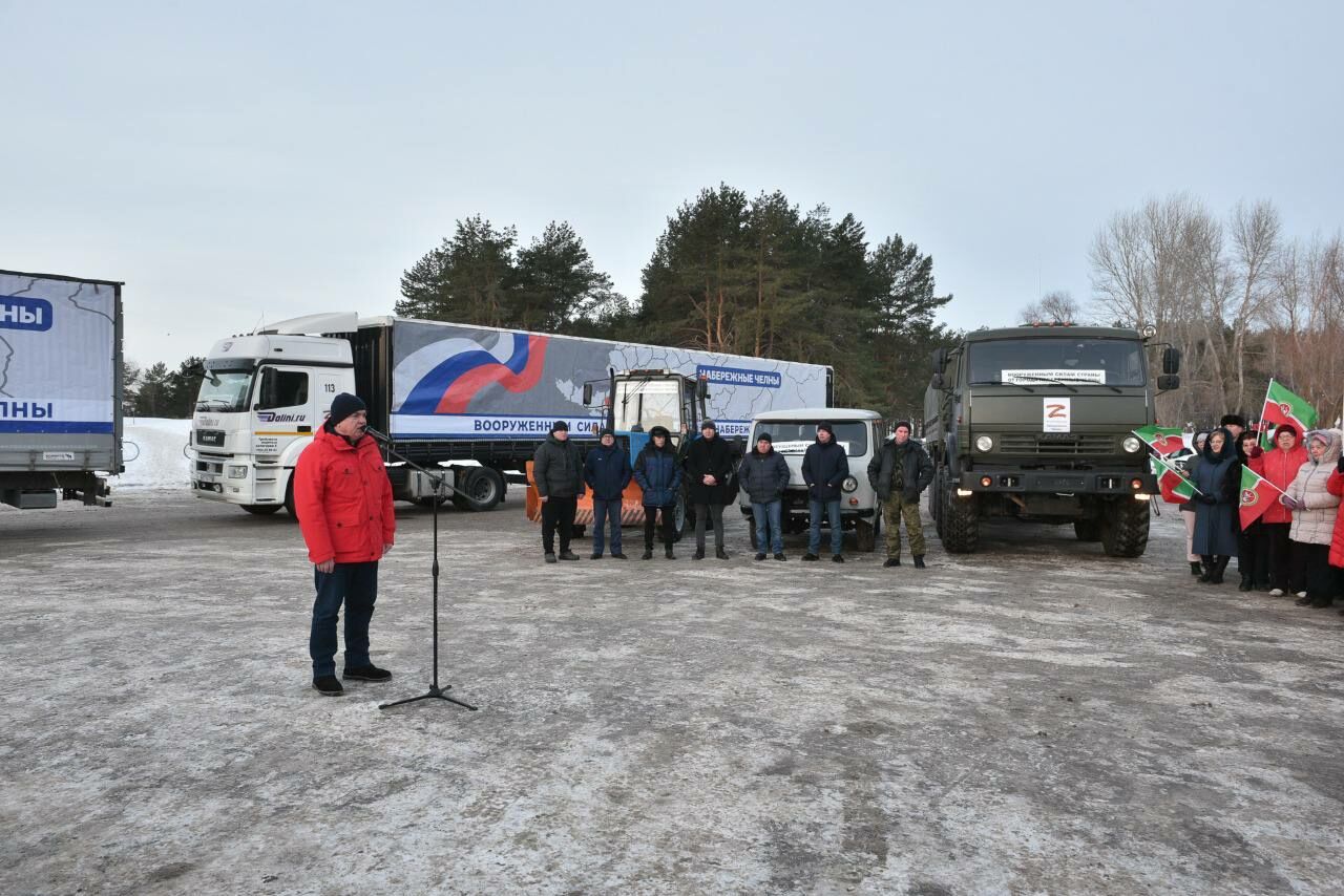 Из&nbsp;Набережных Челнов состоялась отправка первой в&nbsp;этом году гумпомощи на&nbsp;Донбасс