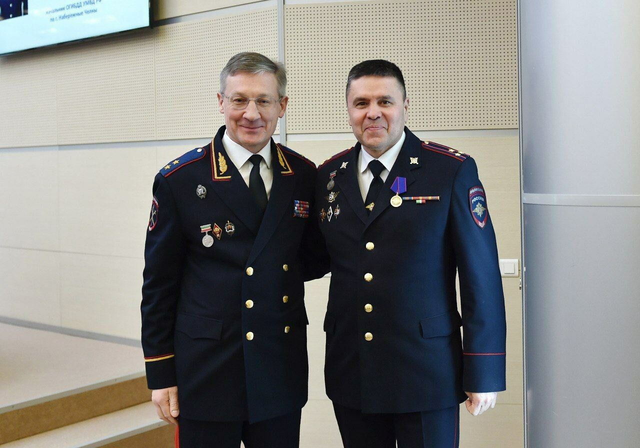 Полковник полиции Челнов Радий Кадиков награжден медалью «За&nbsp;доблесть в&nbsp;службе»