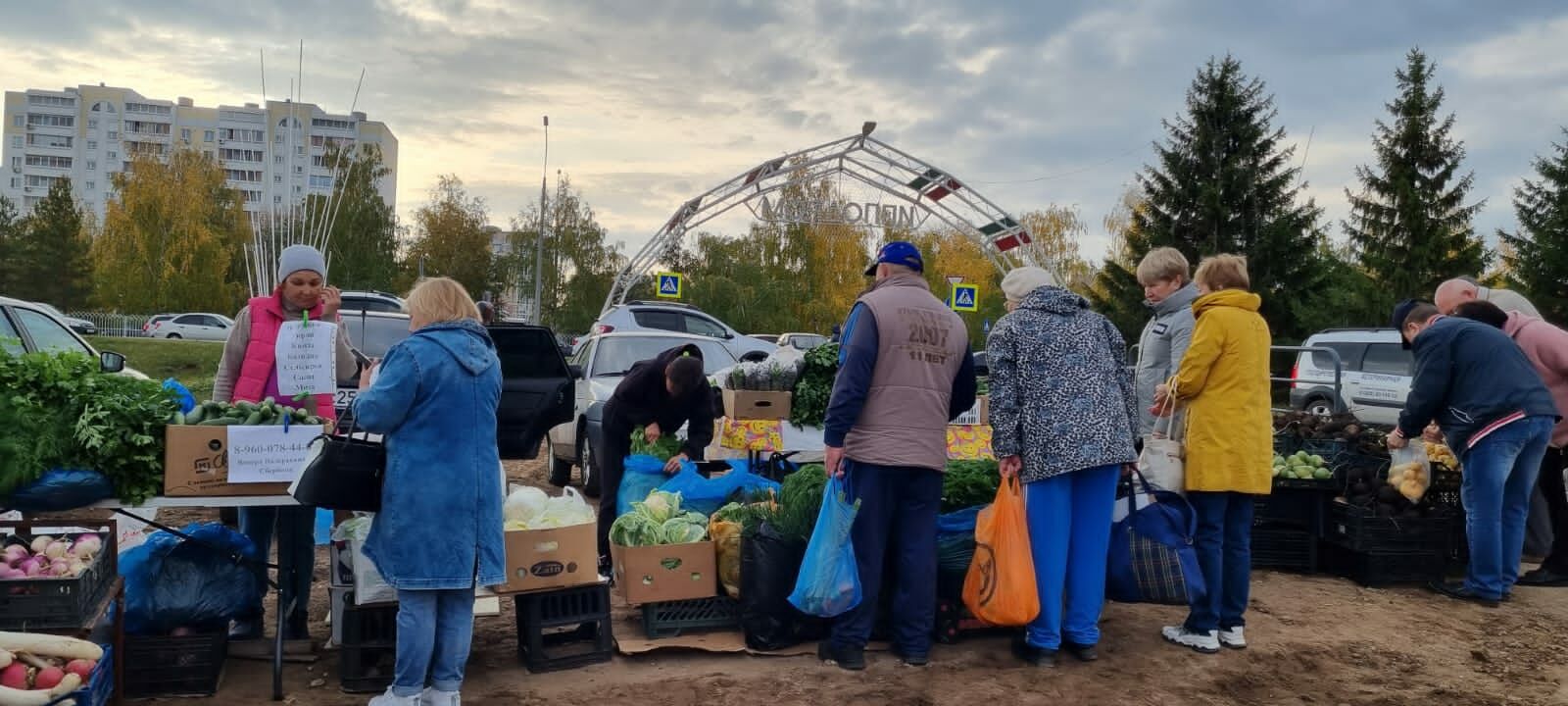 В&nbsp;Челны на&nbsp;ярмарки из&nbsp;14&nbsp;районов&nbsp;РТ завезли 800 тонн продукции