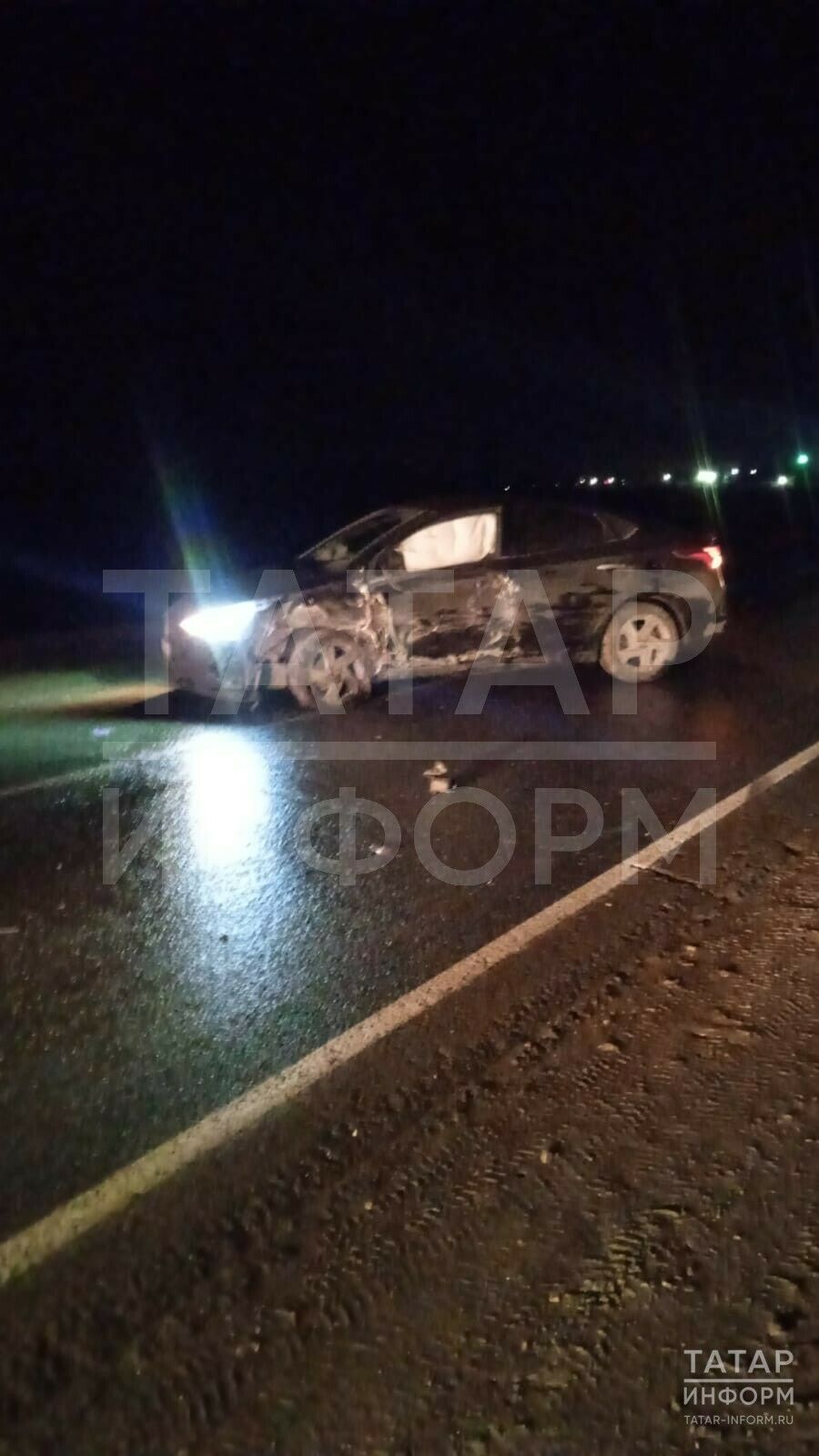 На&nbsp;трассе в&nbsp;РТ в&nbsp;массовом ДТП пострадали три человека