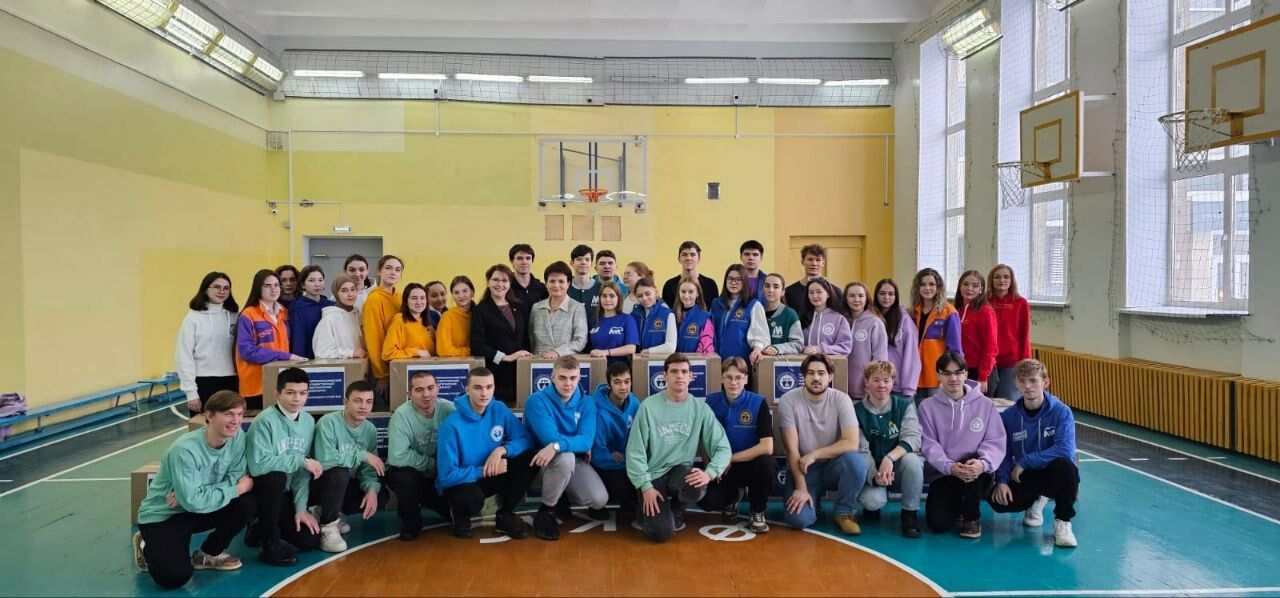 В Челнах студенты собрали более 900 кг продуктов для жителей Лисичанска и Рубежного