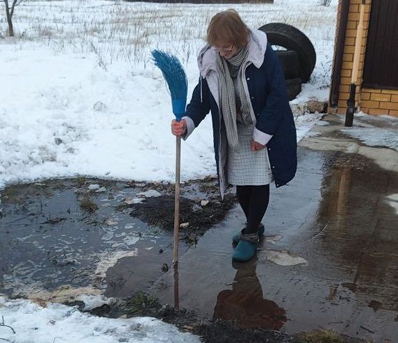 В одной из сел Тукаевского района РТ прорвало трубу водопровода