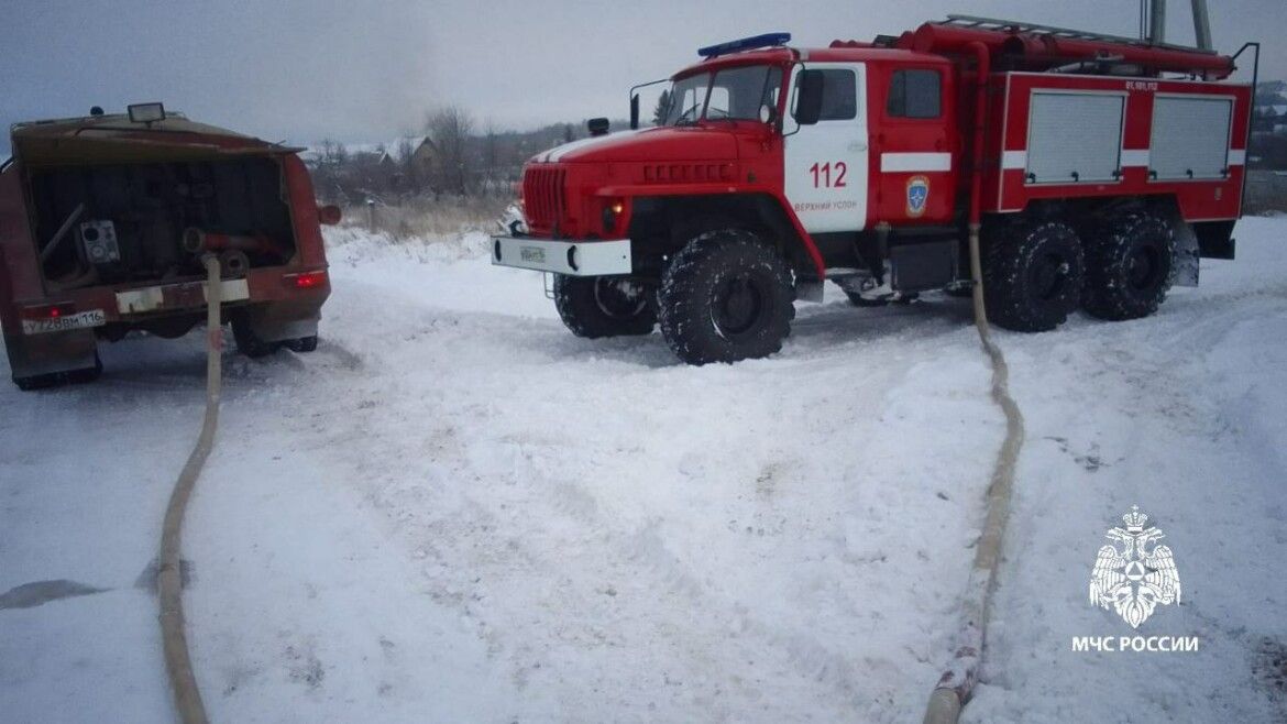 На пожаре в частном доме в РТ сгорела 90-летняя пенсионерка