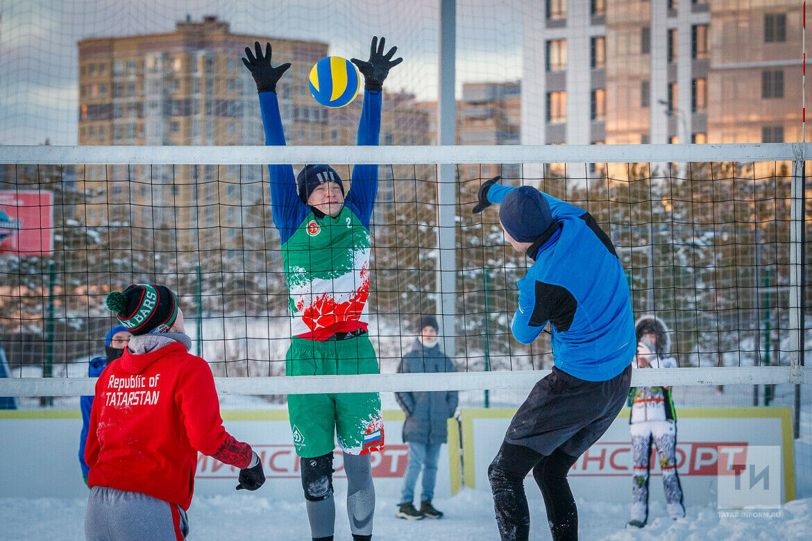 В Челнах состоятся турниры по волейболу на снегу