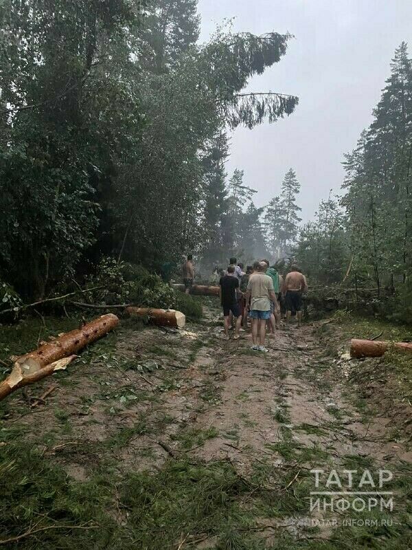 26 детских лагерей Татарстана пострадали из-за буйства стихии