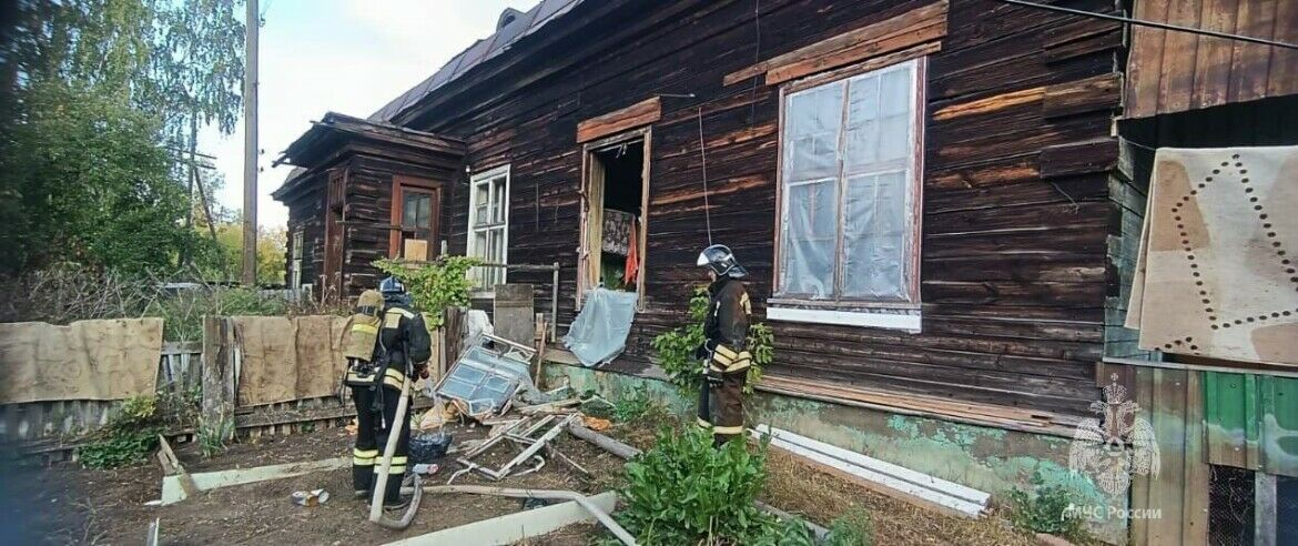 На&nbsp;пожаре в&nbsp;Татарстане погибли два человека