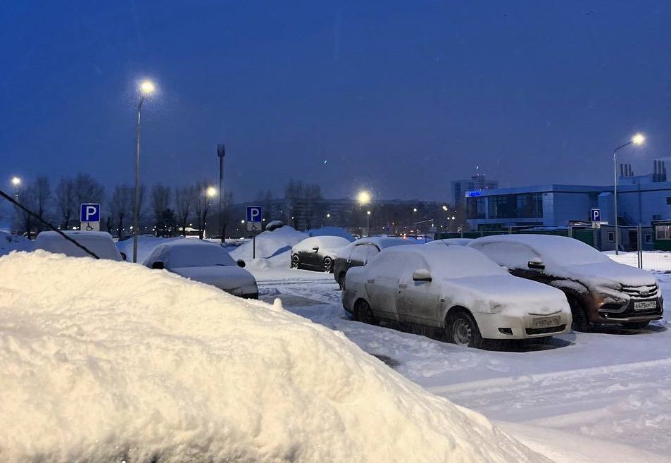 Жителей Татарстана ожидают снег, метель и −27°