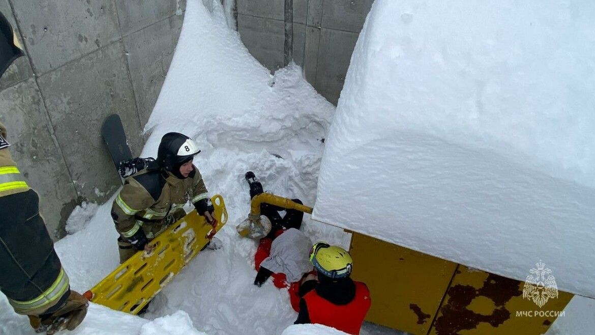 В Татарстане спасли сноубордиста упавшего с высоты