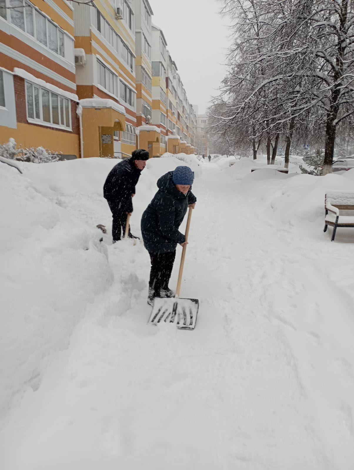 В Челнах горожане сплотились перед непогодой