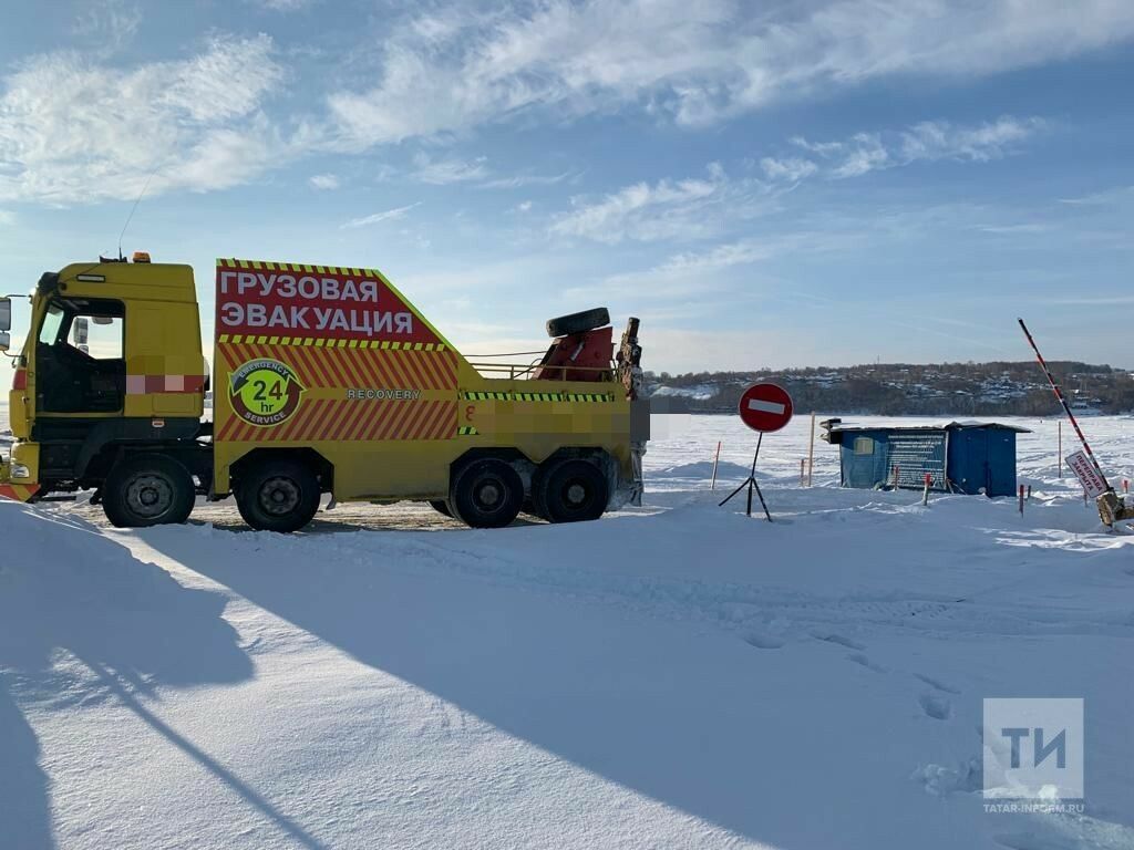 Переправа в Мамадышском районе временно закрыта из-за потепления