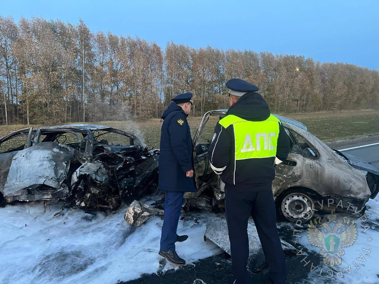 Два человека погибли в результате ДТП в Татарстане