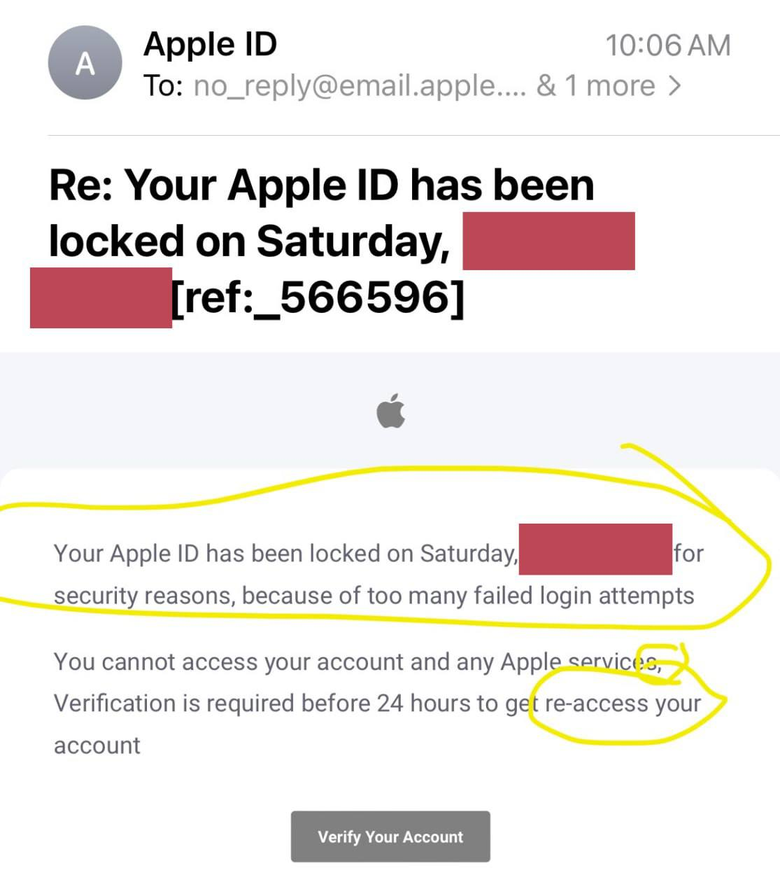 Мошенники активно взламывают Apple ID, рассылая поддельные письма от имени Apple