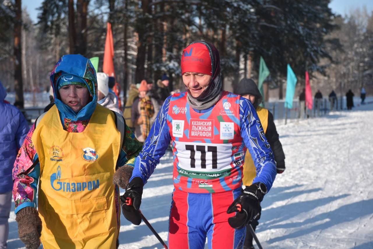 В Челнах прошли спортивные гонки «Лыжня Татарстана»