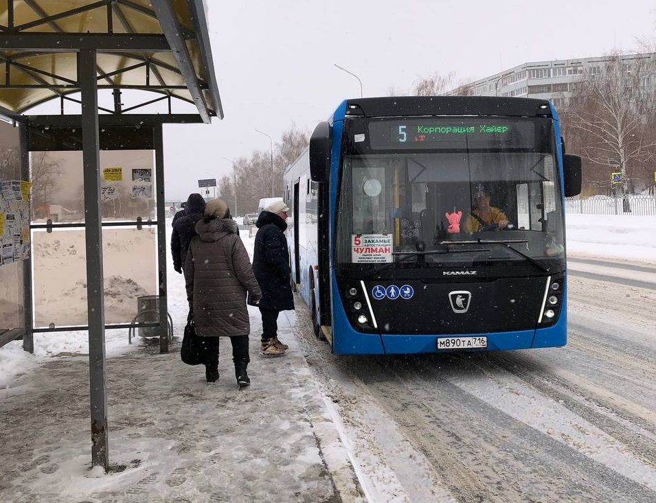 «Большое спасибо за автобусы»: жители Челнов довольны новым автобусным маршрутом № 5