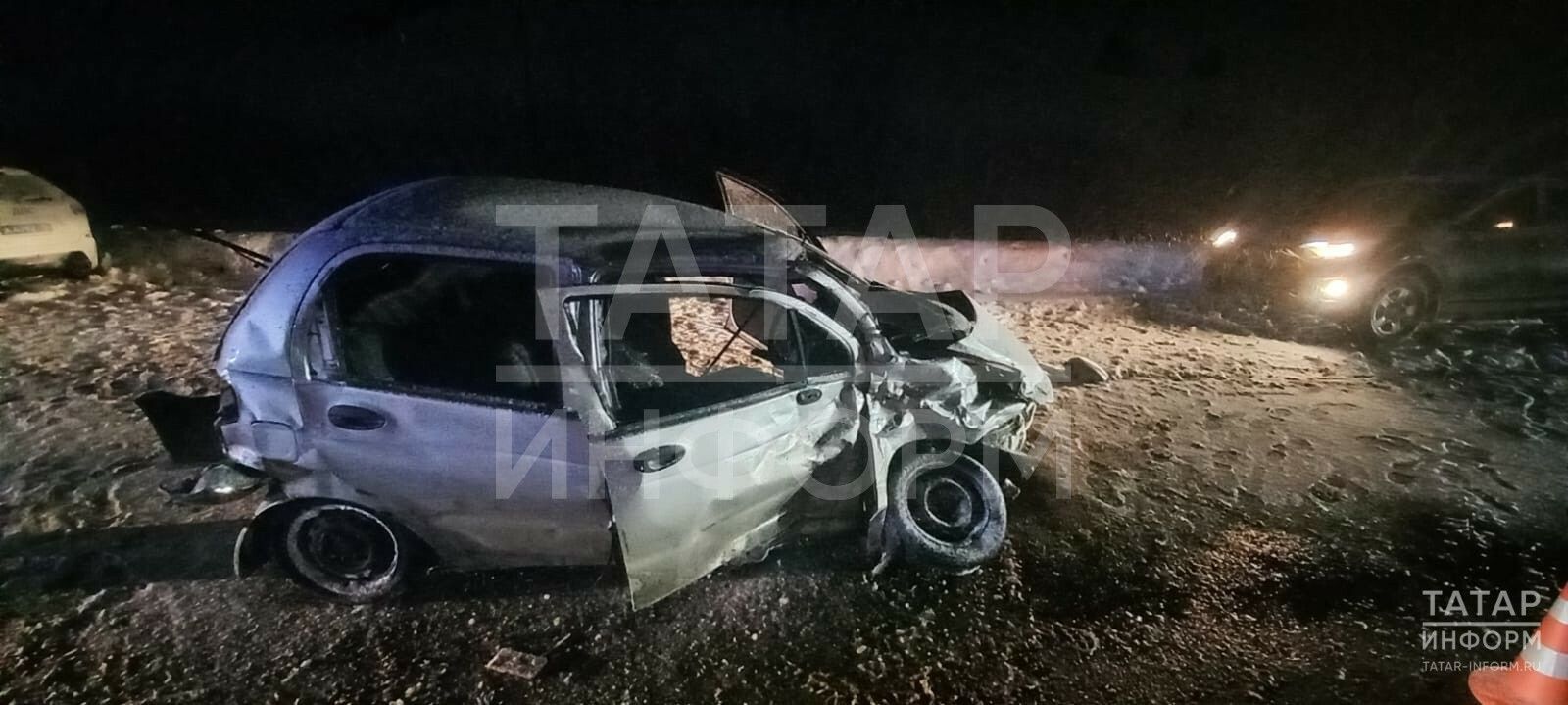В ДТП на трассе в Татарстане погиб 25-летний пассажир, двое детей пострадали