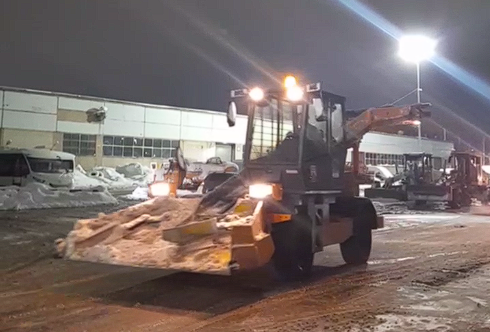 В Челнах МУП «ПАД» выходят на ночную смену для борьбы со снегом