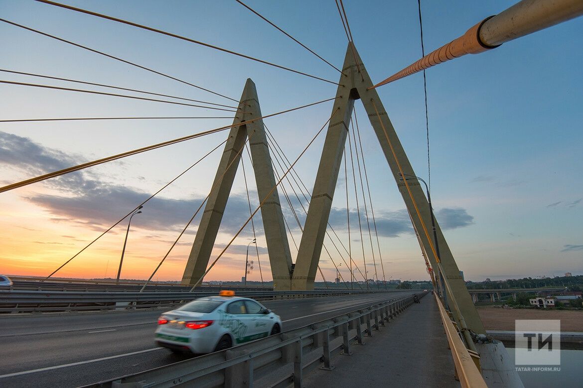 В Казани из-за установки спецтехники на мосту «Миллениум» ограничат движение