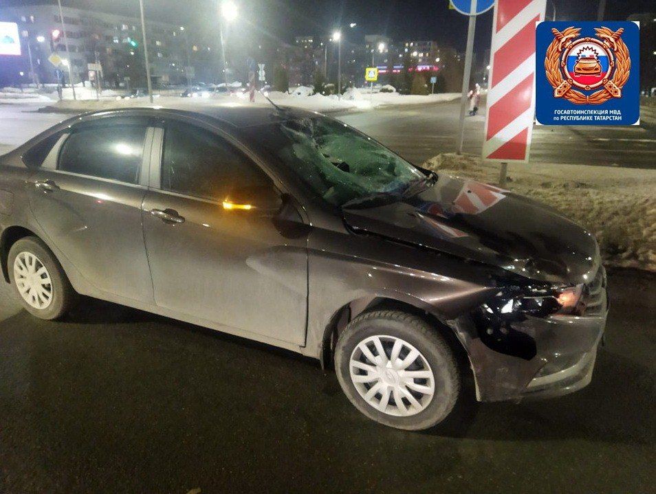 В Челнах молодой водитель сбил несовершеннолетнего пешехода