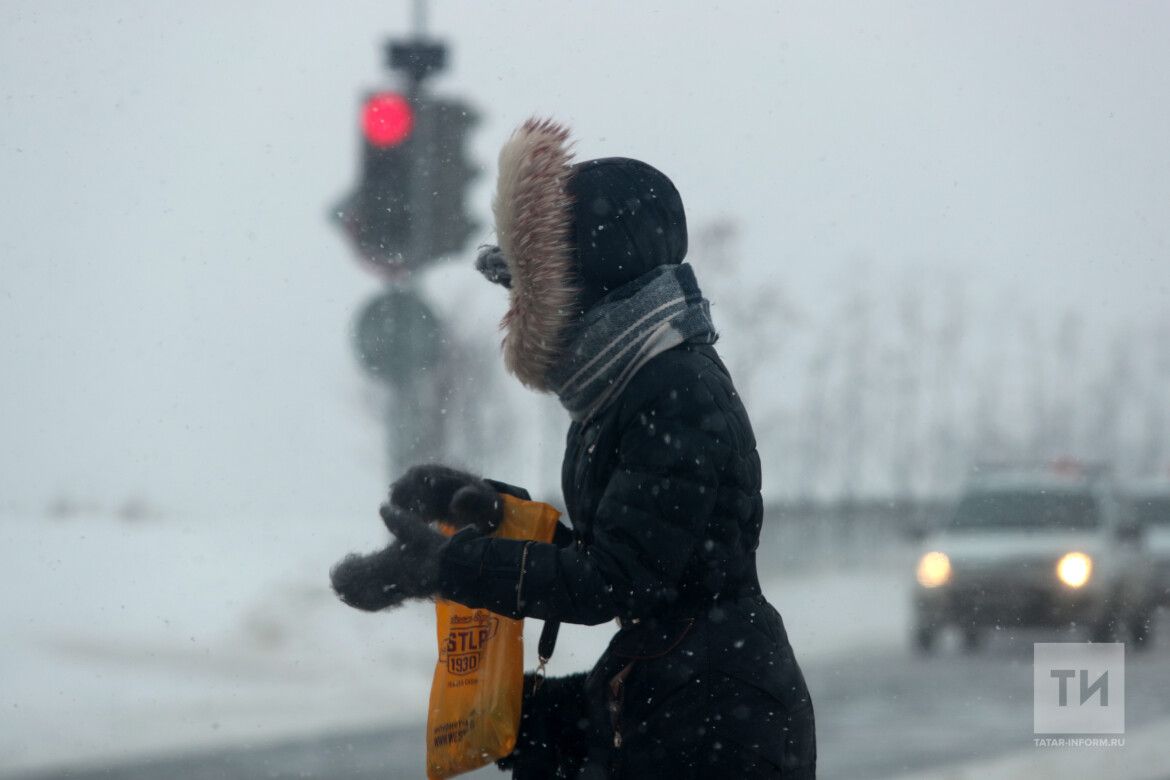 Жителям Татарстана обещают снег и морозы 7 марта