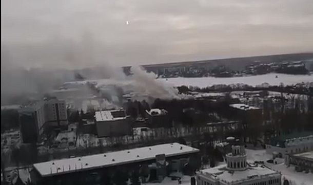 В Казанском танковом училище потушили пожар