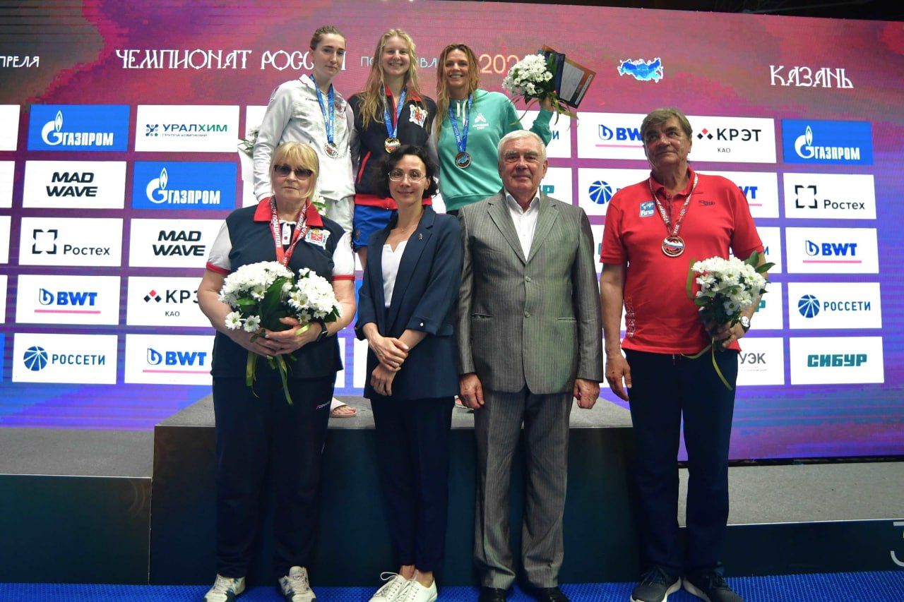 Евгения Чикунова стала победительницей чемпионата России по плаванию на 100 м брассом